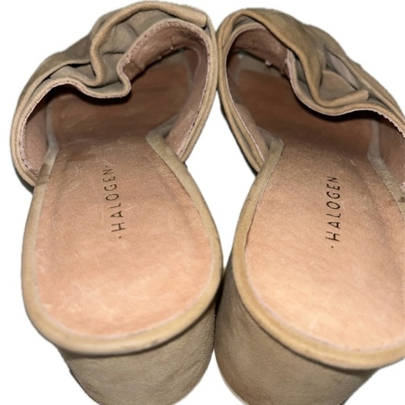 Halogen Womens Size 7M Suede Farrah Knot Top Slide Mule Sandal - Picture 5 of 10